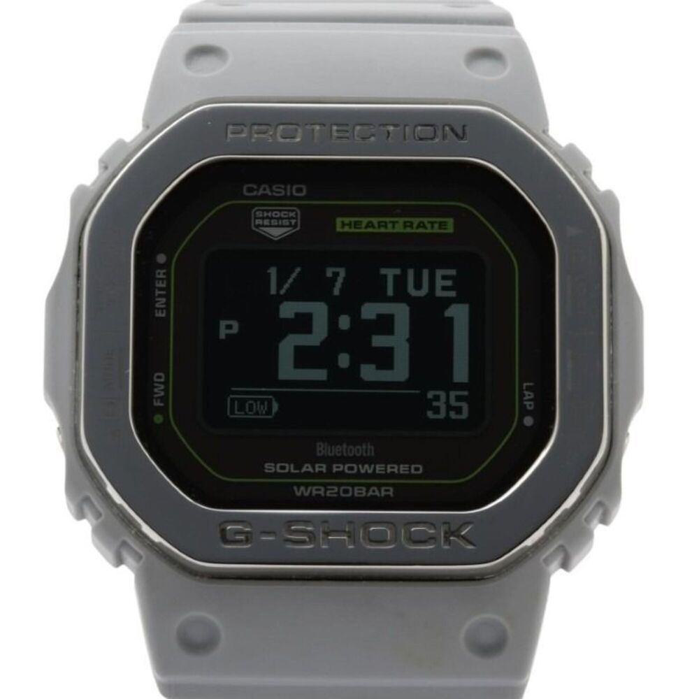 CASIO G-SHOCK G-SQUAD 5600 SERIES DW-H5600MB-8A9JR Black/Gray Resin/Stainless...